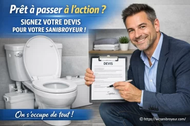Devis Gratuit pour se faire installer un WC Broyeur