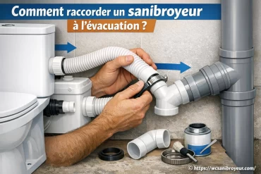 Comment raccorder un sanibroyeur à l'évacuation correctement ?