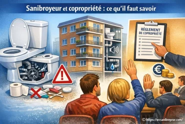 Sanibroyeur et copropriété : quelles règles respecter ?