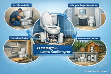 Les avantages du système sanibroyeur pour optimiser vos toilettes