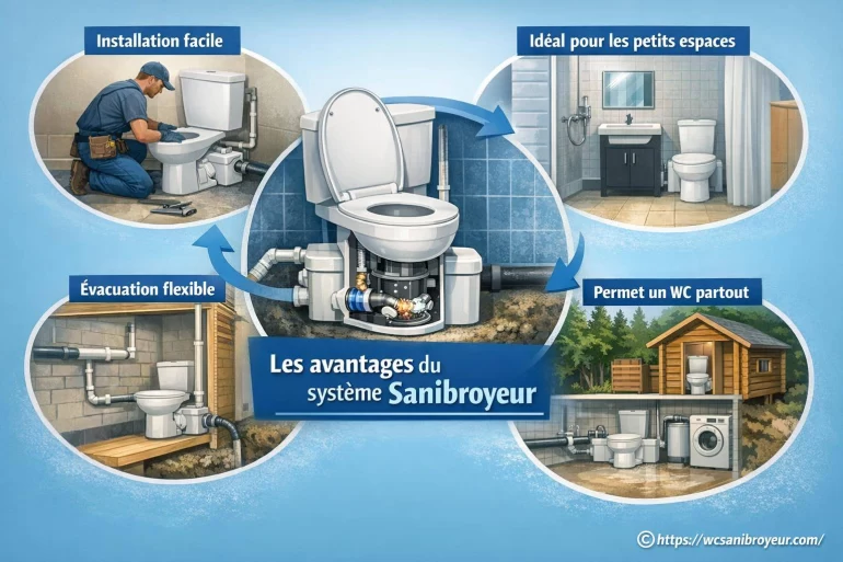 Les avantages du système sanibroyeur pour optimiser vos toilettes