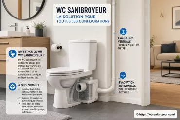 Qu’est-ce qu’un WC sanibroyeur et à quoi sert-il ?
