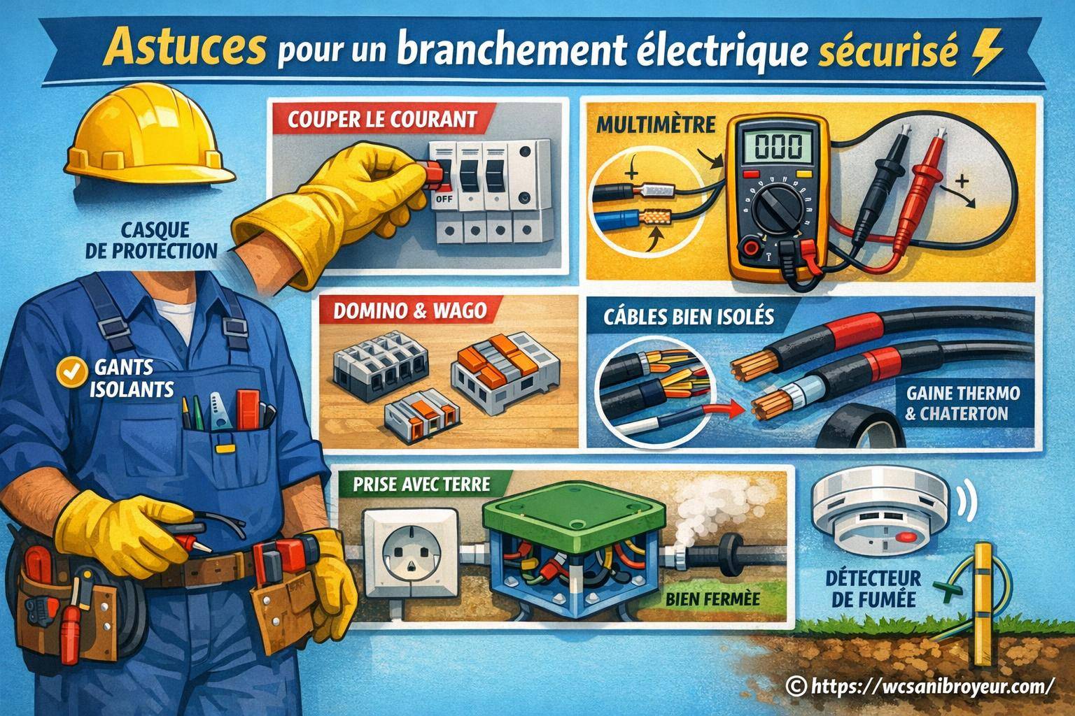 Astuces pour un branchement électrique sécurisé et fiable