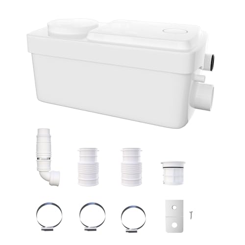 HOCANFLO 300W Broyeur sanitaire Pompe à déchets silencieuse,