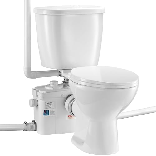 VEVOR WC Broyeur Sanitaire, Pompe de Relevage Puissante de 8