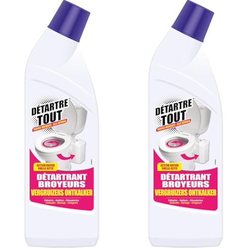 Détartrant Spécial Broyeur, 1 L (Lot de 2)