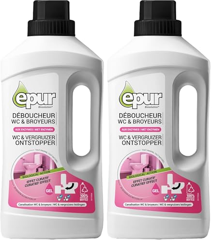 Epur - Déboucheur WC & Broyeurs Biologique, Formule à base d
