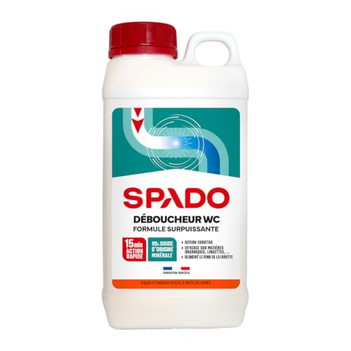 SPADO - Déboucheur WC microbilles - 2 en 1 - Dissout les mat