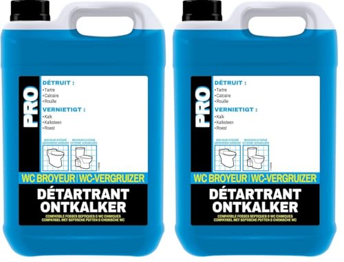 PRO - Détartrant Broyeurs Professionnel, Toilette et Sanitai