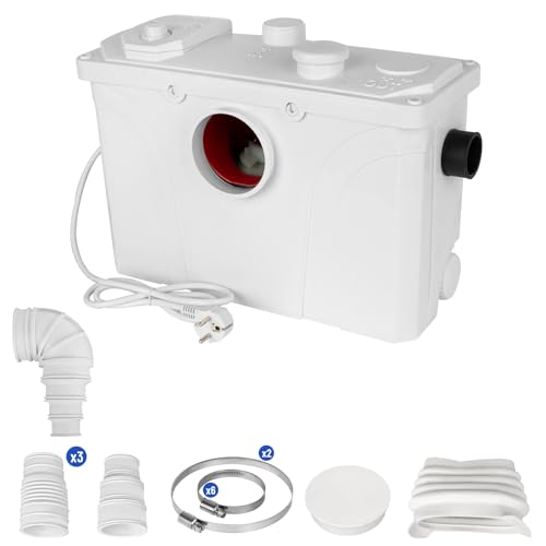 Broyeur Sanitaire 700W Pompe de Relevage Eaux Usées 190L/min