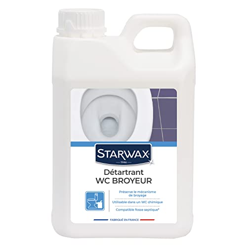 STARWAX Detartrant WC Broyeurs - 2L - Idéal Pour Détartrer L
