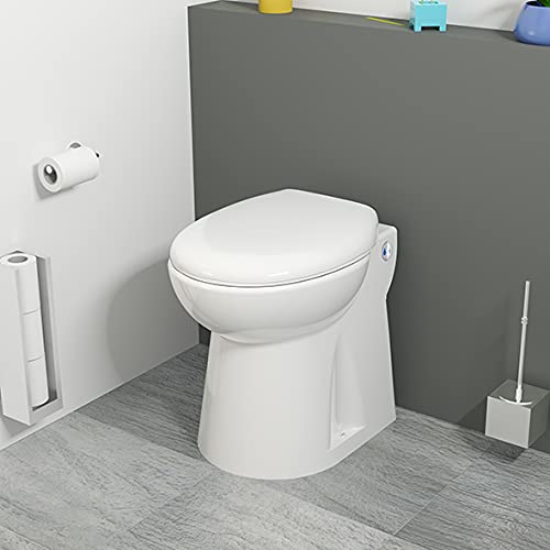 Aquasani Compact - WC à Poser avec Broyeur Intégré|WC broyeu